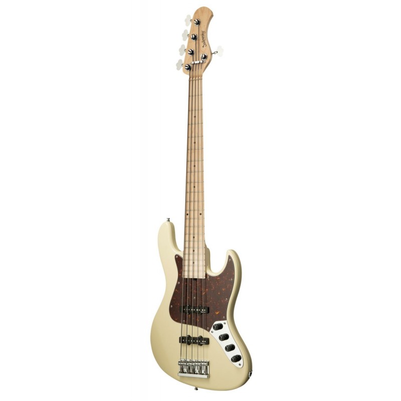 Sadowsky MetroLine 21-Fret Vintage J/J Bass, Swamp Ash Body, 5-String - Solid Olympic White High Polish - 3