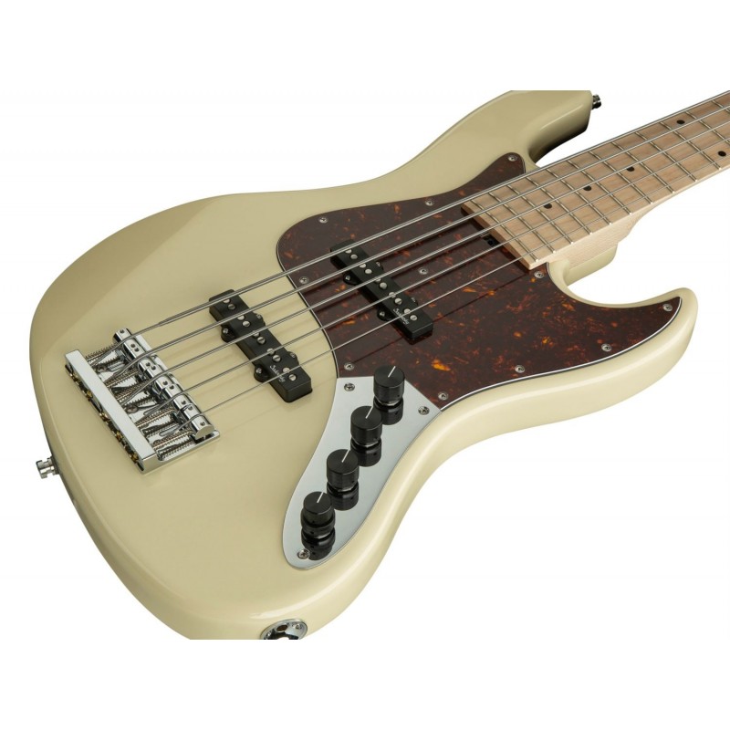 Sadowsky MetroLine 21-Fret Vintage J/J Bass, Swamp Ash Body, 5-String - Solid Olympic White High Polish - 4