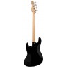 Sadowsky MetroLine 21-Fret Vintage P/J Bass, Red Alder Body, 4-String - Solid Black High Polish - 2