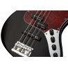 Sadowsky MetroLine 21-Fret Vintage P/J Bass, Red Alder Body, 4-String - Solid Black High Polish - 5