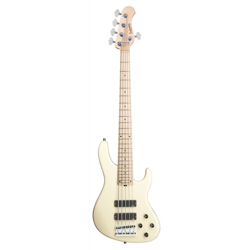 Sadowsky MetroLine 24-Fret Modern Bass, Swamp Ash Body, 5-String - Solid Olympic White High Polish - 1