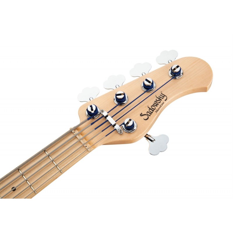 Sadowsky MetroLine 24-Fret Modern Bass, Swamp Ash Body, 5-String - Solid Olympic White High Polish - 7
