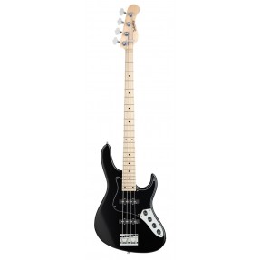 Sadowsky MetroLine 24-Fret Vintage J/J Bass, Swamp Ash Body, 4-String - Solid Black Satin - 1