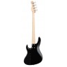 Sadowsky MetroLine 24-Fret Vintage J/J Bass, Swamp Ash Body, 4-String - Solid Black Satin - 2