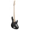 Sadowsky MetroLine 24-Fret Vintage J/J Bass, Swamp Ash Body, 4-String - Solid Black Satin - 3