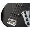 Sadowsky MetroLine 24-Fret Vintage J/J Bass, Swamp Ash Body, 4-String - Solid Black Satin - 5