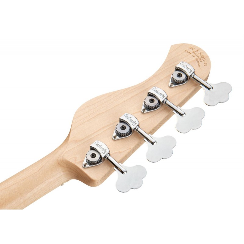 Sadowsky MetroLine 24-Fret Vintage J/J Bass, Swamp Ash Body, 4-String - Solid Black Satin - 8