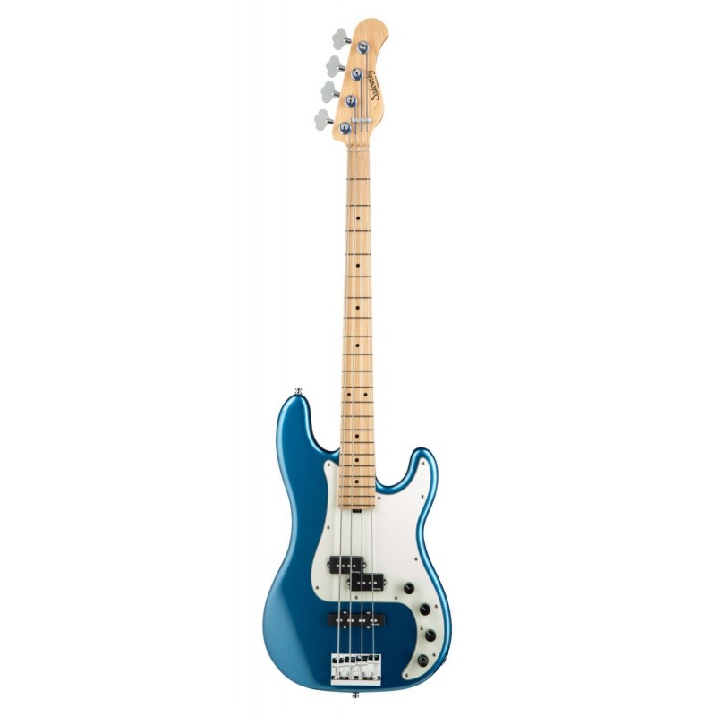 Sadowsky MetroLine 21-Fret Hybrid P/J Bass, Swamp Ash Body, 4-String - Solid Dark Lake Placid Blue Metallic High Polish - 1