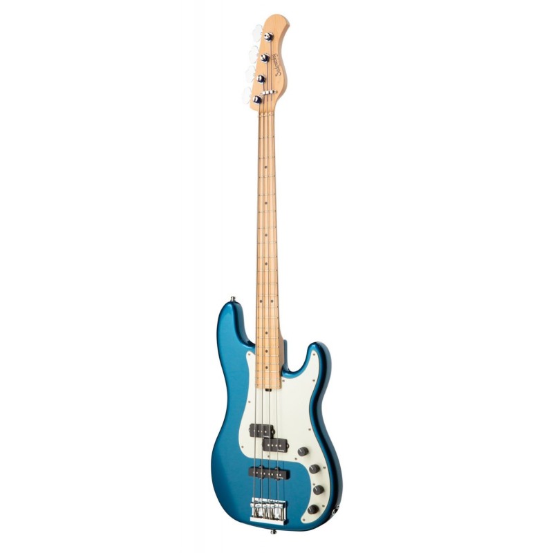Sadowsky MetroLine 21-Fret Hybrid P/J Bass, Swamp Ash Body, 4-String - Solid Dark Lake Placid Blue Metallic High Polish - 3