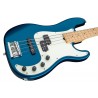 Sadowsky MetroLine 21-Fret Hybrid P/J Bass, Swamp Ash Body, 4-String - Solid Dark Lake Placid Blue Metallic High Polish - 4
