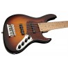 Sadowsky MetroLine 24-Fret Vintage J/J Bass, Swamp Ash Body, 5-String - '59 Burst Transparent High Polish - 4
