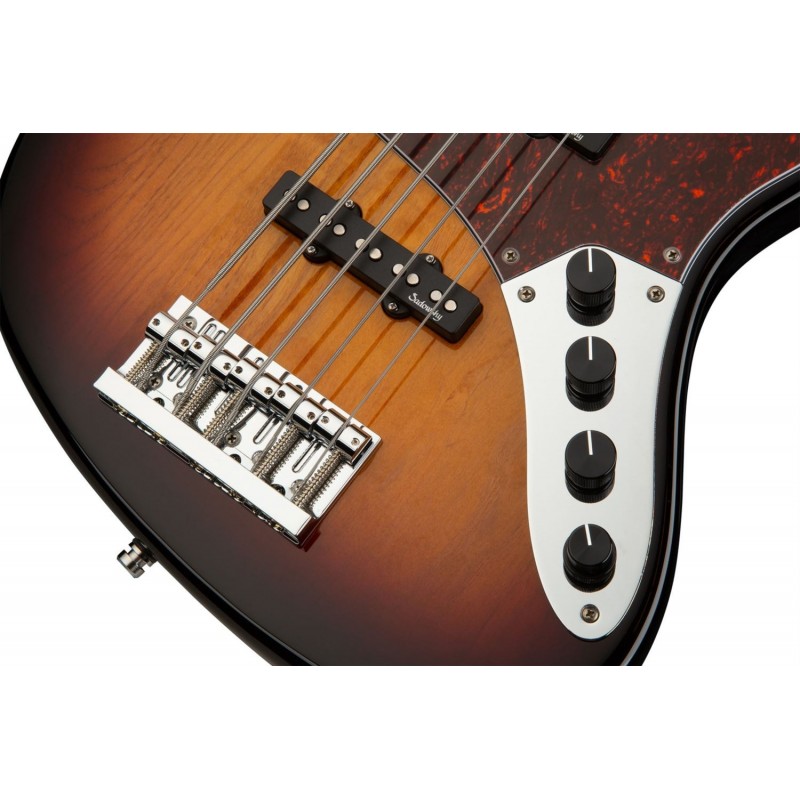 Sadowsky MetroLine 24-Fret Vintage J/J Bass, Swamp Ash Body, 5-String - '59 Burst Transparent High Polish - 5