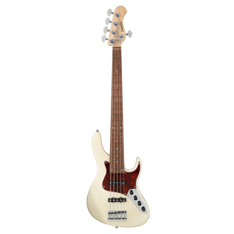 Sadowsky MetroLine 24-Fret Vintage J/J Bass, Red Alder Body, 5-String - Solid Olympic White High Polish - 1