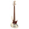 Sadowsky MetroLine 24-Fret Vintage J/J Bass, Red Alder Body, 5-String - Solid Olympic White High Polish - 1