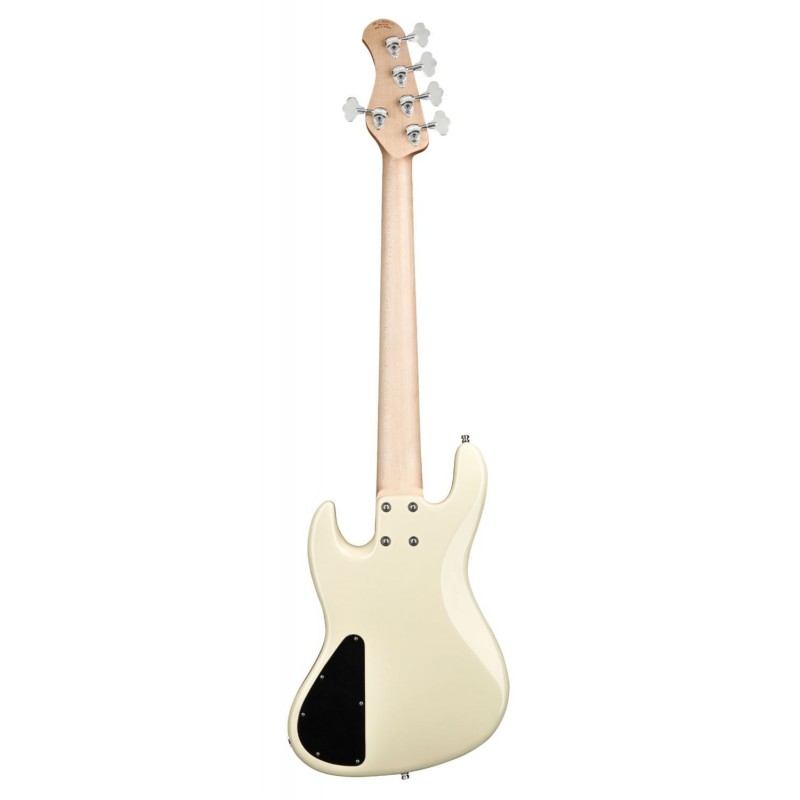 Sadowsky MetroLine 24-Fret Vintage J/J Bass, Red Alder Body, 5-String - Solid Olympic White High Polish - 2
