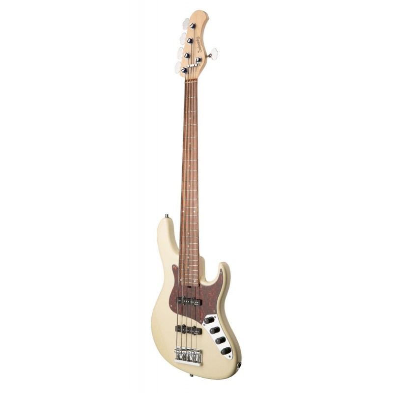 Sadowsky MetroLine 24-Fret Vintage J/J Bass, Red Alder Body, 5-String - Solid Olympic White High Polish - 3