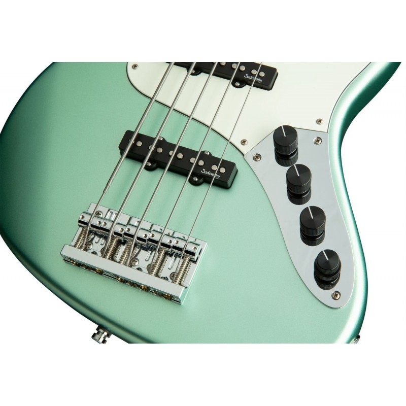 Sadowsky MetroLine 24-Fret Vintage J/J Bass, Swamp Ash Body, 5-String - Solid Sage Green Metallic Satin - 5