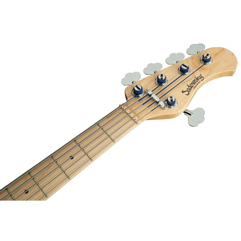 Sadowsky MetroLine 24-Fret Vintage J/J Bass, Swamp Ash Body, 5-String - Solid Sage Green Metallic Satin - 7