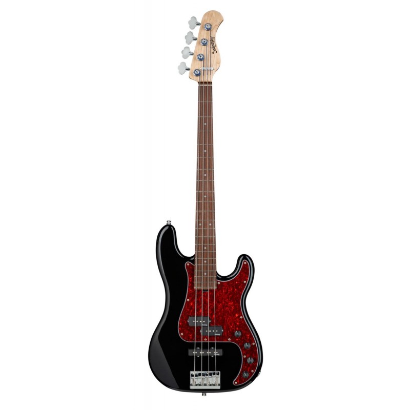 Sadowsky MetroLine 21-Fret Hybrid P/J Bass, Red Alder Body, 4-String - Solid Black High Polish - 1