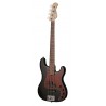 Sadowsky MetroLine 21-Fret Hybrid P/J Bass, Red Alder Body, 4-String - Solid Black High Polish - 3