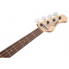 Sadowsky MetroLine 21-Fret Hybrid P/J Bass, Red Alder Body, 4-String - Solid Black High Polish - 7