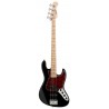 Sadowsky MetroLine 21-Fret Vintage P/J Bass, Swamp Ash Body, 4-String - Solid Black High Polish - 1