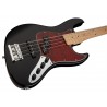 Sadowsky MetroLine 21-Fret Vintage P/J Bass, Swamp Ash Body, 4-String - Solid Black High Polish - 4