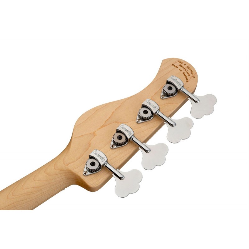 Sadowsky MetroLine 21-Fret Vintage P/J Bass, Swamp Ash Body, 4-String - Solid Black High Polish - 8