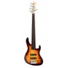 Sadowsky MetroLine 24-Fret Modern Bass, Swamp Ash Body, Fretless, 5-String - '59 Burst Transparent High Polish - 1