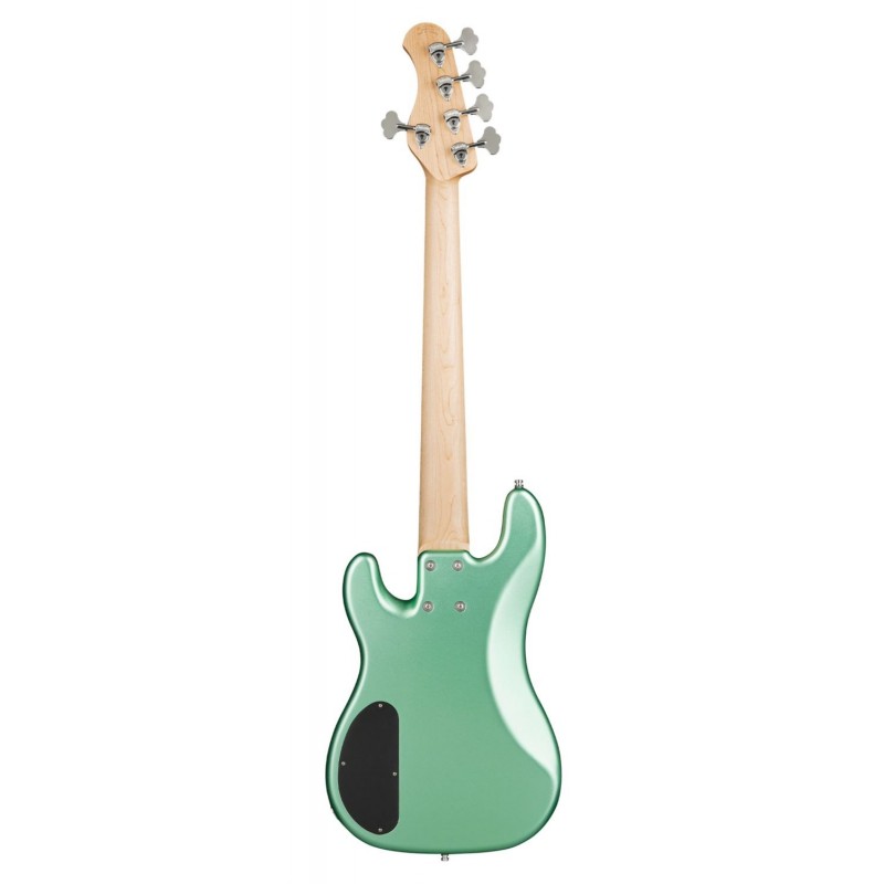 Sadowsky MetroLine 21-Fret Hybrid P/J Bass, Red Alder Body, 5-String - Solid Sage Green Metallic Satin - 2