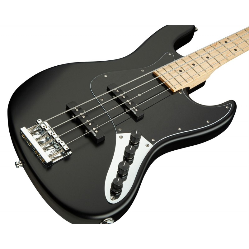 Sadowsky MetroLine 21-Fret Vintage J/J Bass, Swamp Ash Body, 4-String - Solid Black Satin - 4