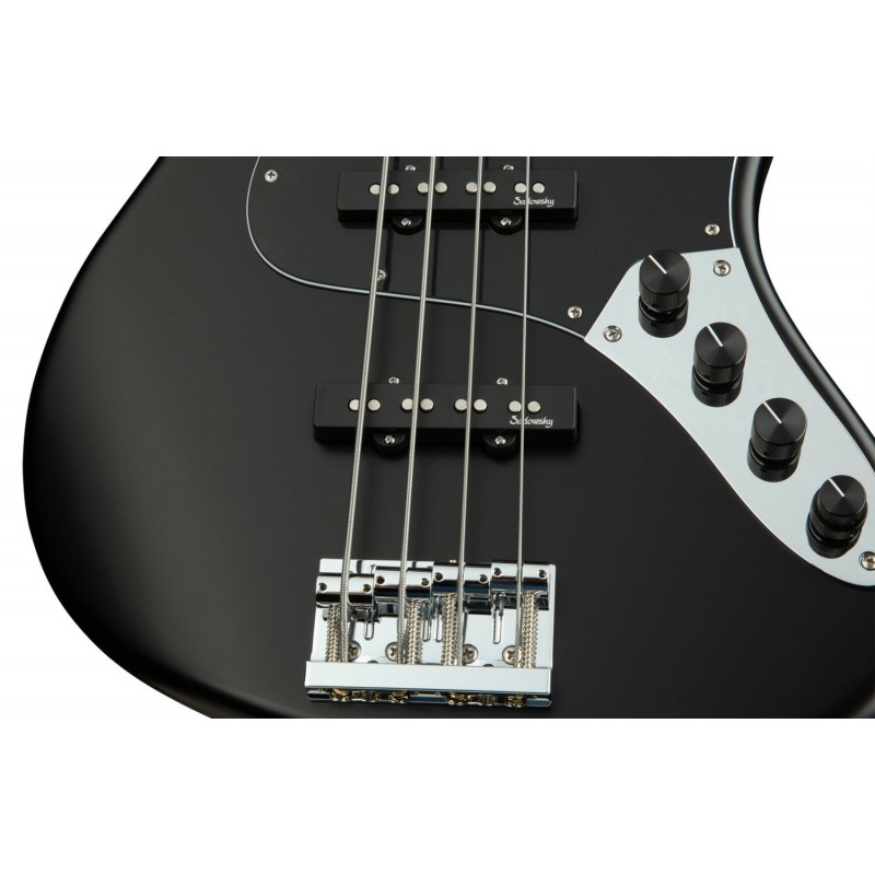Sadowsky MetroLine 21-Fret Vintage J/J Bass, Swamp Ash Body, 4-String - Solid Black Satin - 5