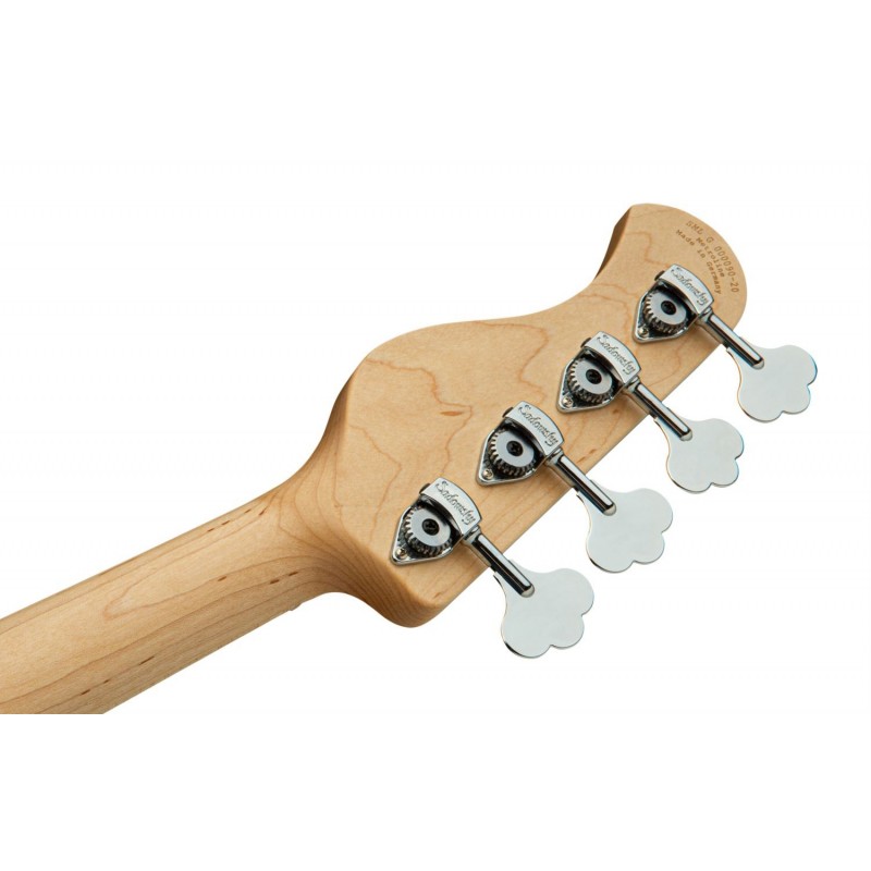 Sadowsky MetroLine 21-Fret Vintage J/J Bass, Swamp Ash Body, 4-String - Solid Black Satin - 8