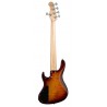 Sadowsky MetroLine 24-Fret Modern Bass, Swamp Ash Body, 5-String - '59 Burst Transparent High Polish - 2