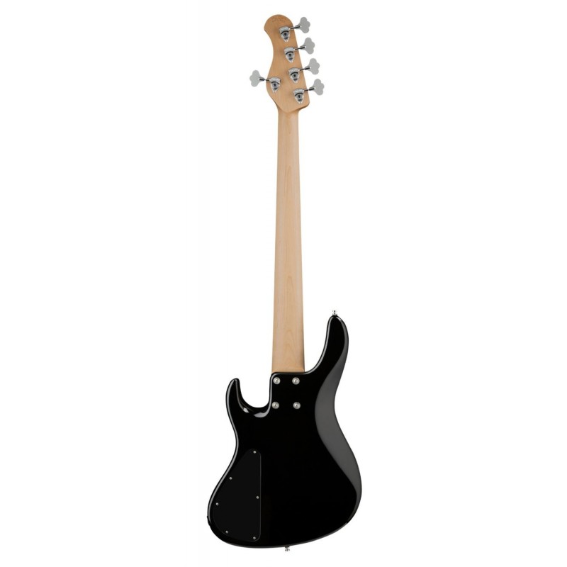 Sadowsky MetroLine 24-Fret Vintage J/J Bass, Red Alder Body, 5-String - Solid Black High Polish - 2