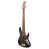 Sadowsky MetroLine 24-Fret Vintage J/J Bass, Red Alder Body, 5-String - Solid Black High Polish - 3