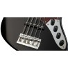 Sadowsky MetroLine 24-Fret Vintage J/J Bass, Red Alder Body, 5-String - Solid Black High Polish - 5