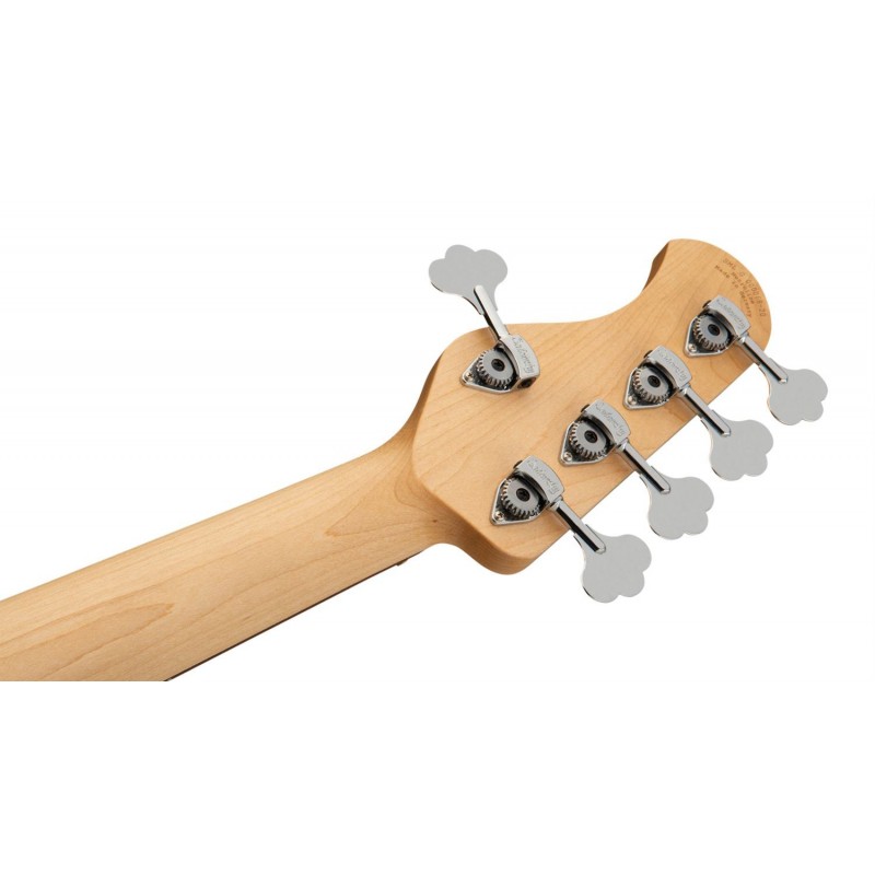 Sadowsky MetroLine 24-Fret Vintage J/J Bass, Red Alder Body, 5-String - Solid Black High Polish - 8