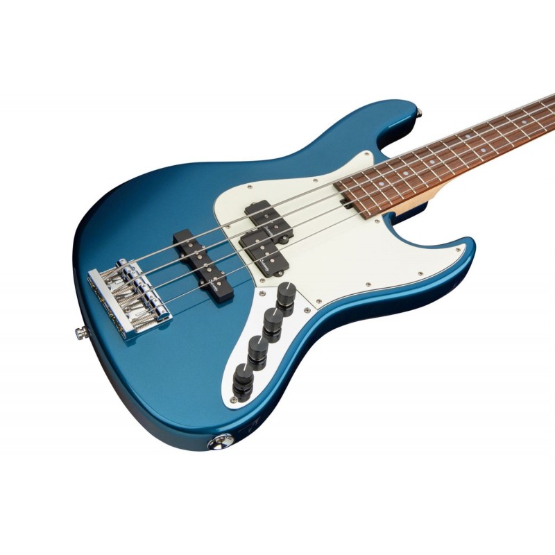 Sadowsky MetroLine 21-Fret Vintage P/J Bass, Red Alder Body, 4-String - Solid Dark Lake Placid Blue Metallic High Polish - 4