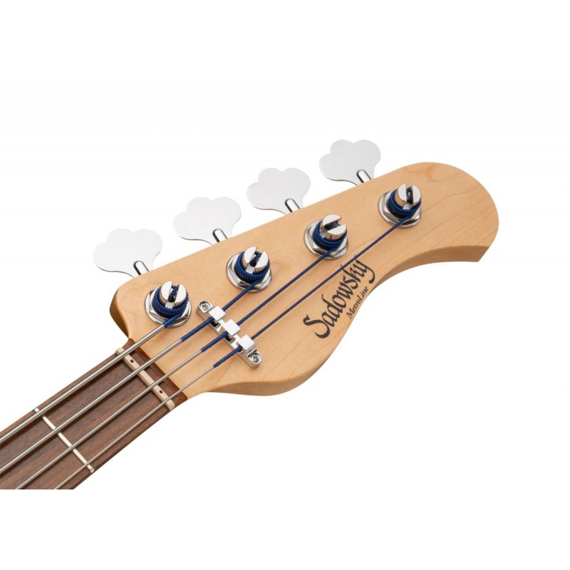 Sadowsky MetroLine 22-Fret Will Lee Artist Line, Red Alder Body, 4-String - Solid Black High Polish - 7