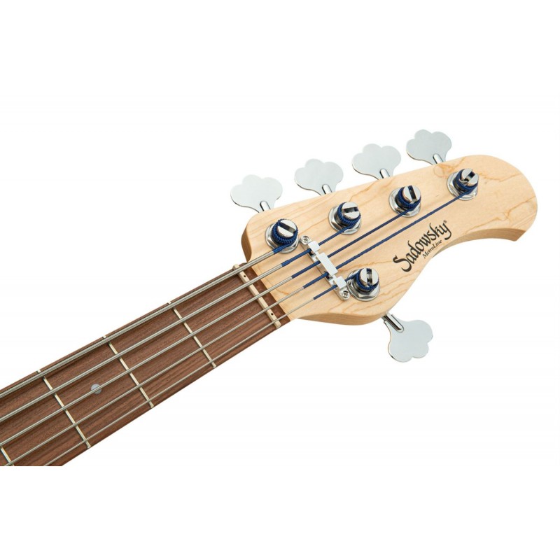 Sadowsky MetroLine 24-Fret Vintage J/J Bass, Red Alder Body, 5-String - Solid Sage Green Metallic Satin - 7