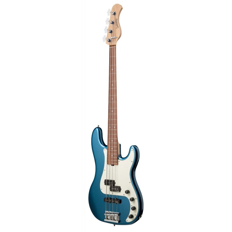 Sadowsky MetroLine 21-Fret Hybrid P/J Bass, Red Alder Body, 4-String - Solid Dark Lake Placid Blue Metallic High Polish - 3