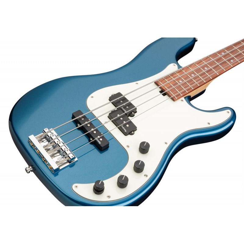 Sadowsky MetroLine 21-Fret Hybrid P/J Bass, Red Alder Body, 4-String - Solid Dark Lake Placid Blue Metallic High Polish - 4