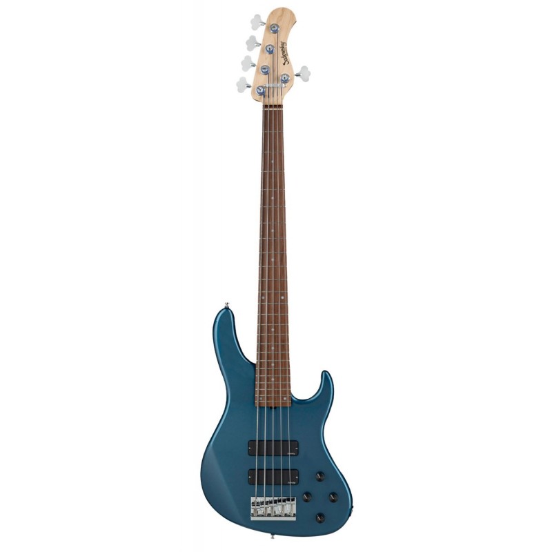 Sadowsky MetroLine 24-Fret Modern Bass, Red Alder Body, 5-String - Solid Dark Lake Placid Blue Metallic High Polish - 1