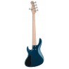 Sadowsky MetroLine 24-Fret Modern Bass, Red Alder Body, 5-String - Solid Dark Lake Placid Blue Metallic High Polish - 2