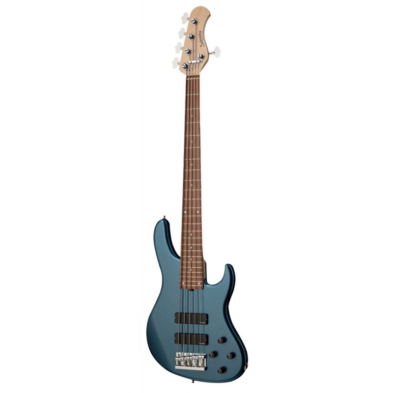Sadowsky MetroLine 24-Fret Modern Bass, Red Alder Body, 5-String - Solid Dark Lake Placid Blue Metallic High Polish - 3