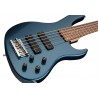 Sadowsky MetroLine 24-Fret Modern Bass, Red Alder Body, 5-String - Solid Dark Lake Placid Blue Metallic High Polish - 4