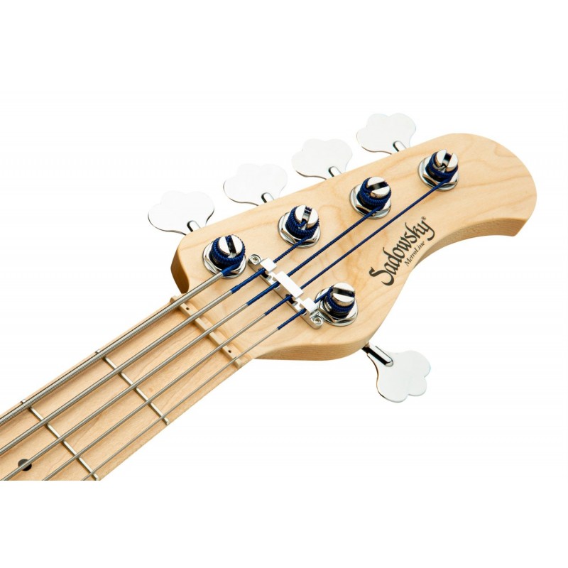 Sadowsky MetroLine 24-Fret Vintage J/J Bass, Swamp Ash Body, 5-String - Solid Dark Lake Placid Blue Metallic High Polish - 7