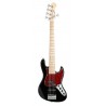 Sadowsky MetroLine 21-Fret Vintage P/J Bass, Swamp Ash Body, 5-String - Solid Black High Polish - 1