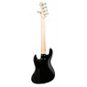 Sadowsky MetroLine 21-Fret Vintage P/J Bass, Swamp Ash Body, 5-String - Solid Black High Polish - 2